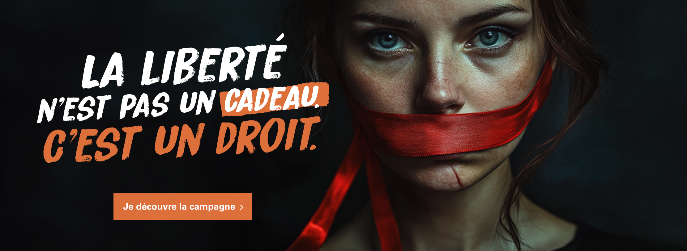 La liberté n'est pas un cadeau : c'est un droit ! 